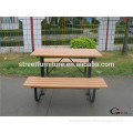 Wooden portable picnic table